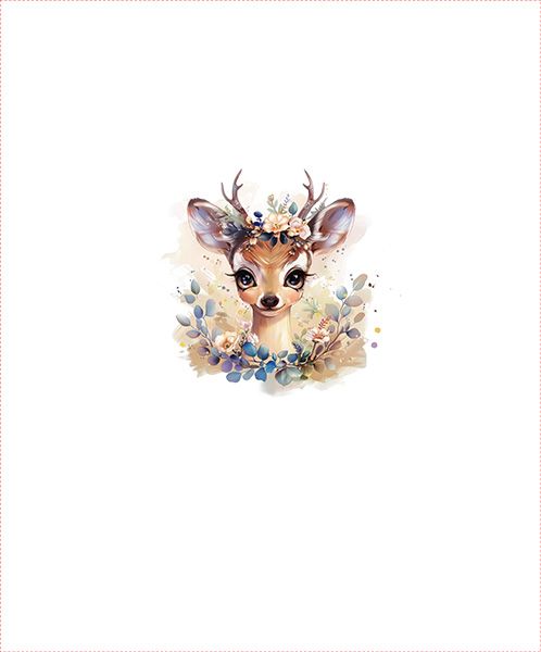 Prevešanka Takoy PANEL 50x60 cm flowers deer