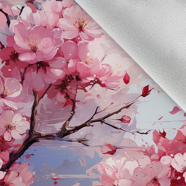 Umetna svila/silky elastična češnjev cvet