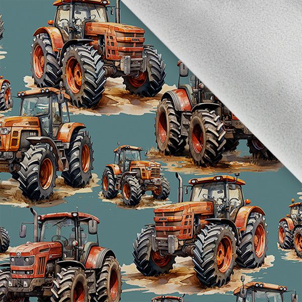 Blago za kopalke, fitnes oblačila z UV zaščito rdeč traktor