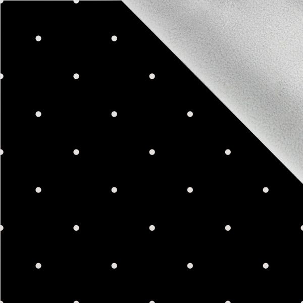 Panel s krojem 52 ženska softshell jakna bele pike 4 mm črna