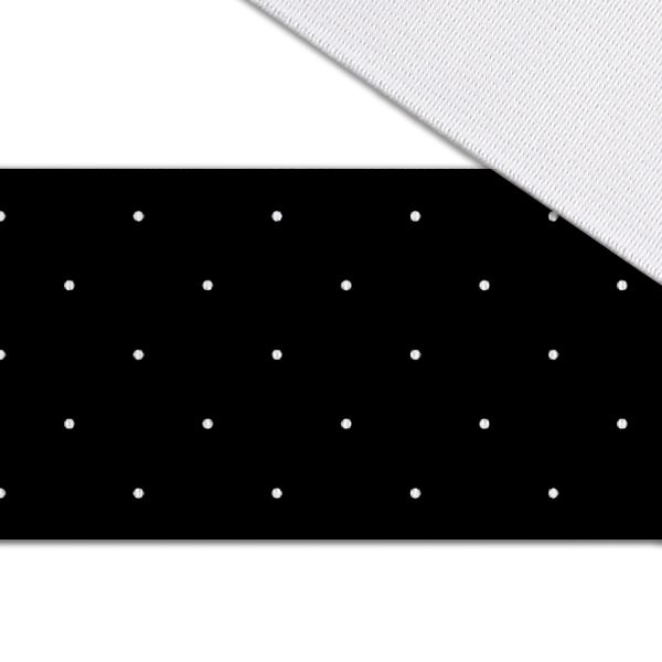 Panel s krojem 42 ženska softshell jakna bele pike 4 mm črna