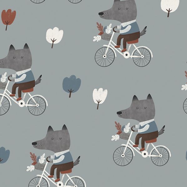 Panel s krojem 86 softshell jakna volk na kolesu