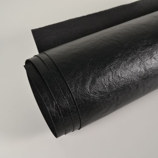 Pralni kraft papir Max črna - videz usnja