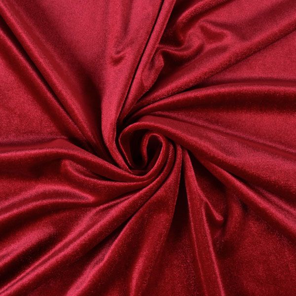 Elastičen deko žamet premium rdeča