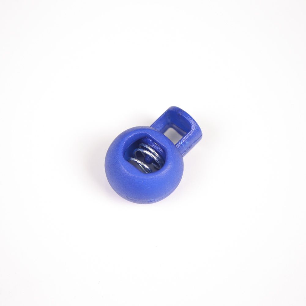 Plastični štoper okrogel 9 mm temno modra - paket 10ks
