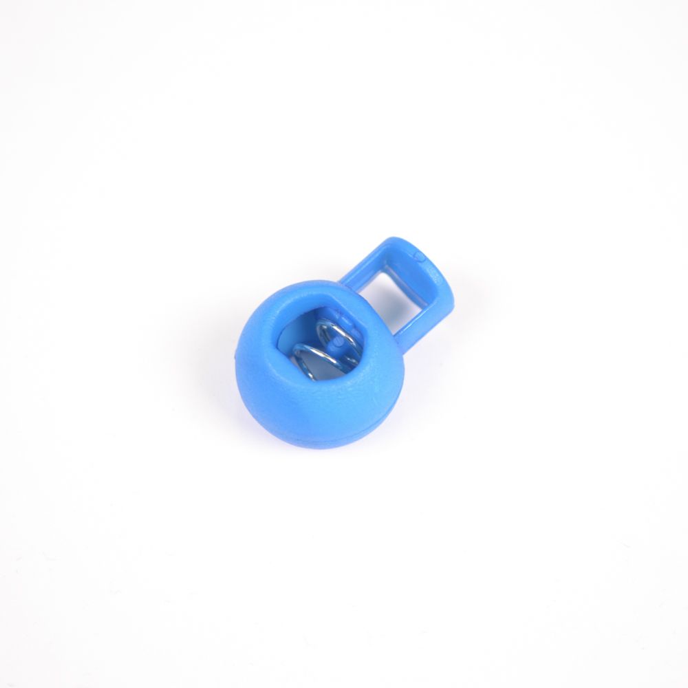 Plastični štoper okrogel 9 mm pariško modra - paket 10ks