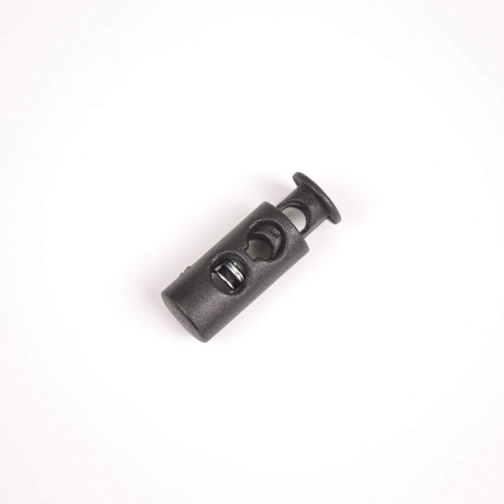 Plastični štoper 5 mm črna - paket 10ks