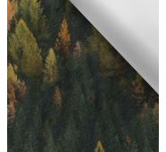 Nepremočljiv poliester z vzorcem TD/NS slika gozd