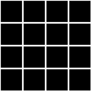 Taft saten mrežica bela na črni