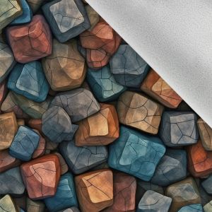 Softshell zimski pisani kamni 3D