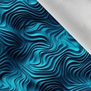 Softshell zimski 3D okrogla tekstura modra