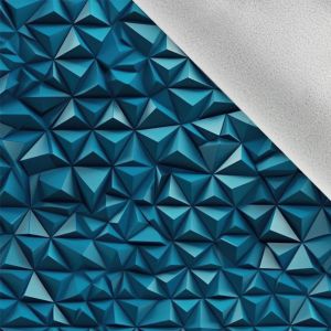 Softshell zimski 3D tekstura trikotniki modra