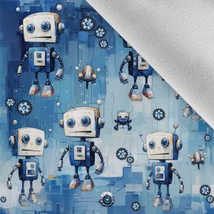 Softshell zimski modri roboti