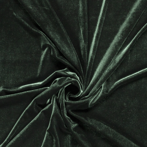2. razred - Elastičen deko žamet premium temno zelena