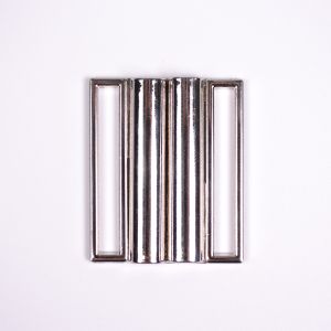 Kovinska zaponka za pas 40 mm srebrna