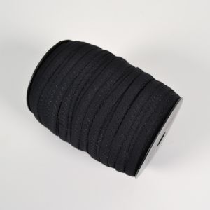 Dekorativna obrobna elastika 11 mm črna