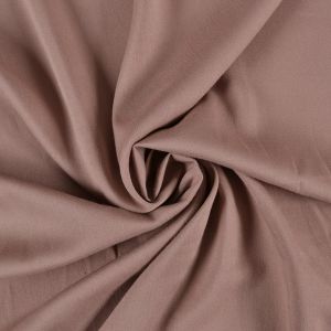 Prožna viskozna tkanina svetlo rjava