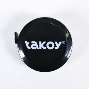 Šiviljski meter z avtomatskim navijanjem plastičen črn - Takoy