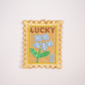 Preslikač poštna znamka Lucky rumena