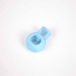 Plastični štoper okrogel 9 mm svetlo modra - paket 10ks