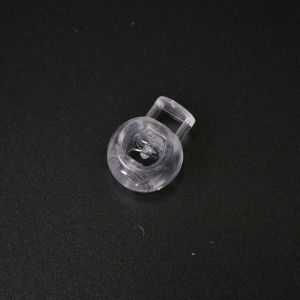 Plastični štoper okrogel 9 mm prozorna - paket 10ks