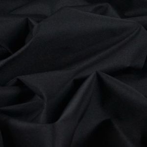 Lahka poliestrska tkanina z vodoodporno plastjo črna