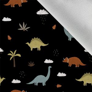 Softshell zimski svet dinozavrov črna